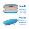 RayLove Unisex Hard Shell Eyeglasses Cases, Protective Case For Glasses(Sky