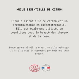 Organic Lemon Essential Oil - MY COSMETIK - 5 ml