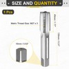 sourcing map Hand Taper Tap M27 x 3 Metric Thread