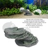 Tortoise Climbing Platform,Turtle Basking Platform Resin Lifelike Aquarium Rock Ornament