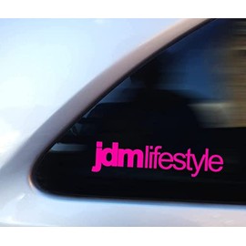 JDM Sticker, JDM Lifestyle Vinyl Decal Sticker, Car Window Sticker, Car Bumper Sticker, Funny Car Sticker, Funny Motorhome Sticker, Funny Caravan Sticker, 200mm