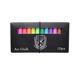 Nippon Rikaku Dustless School Art Chalk 12 Colors SAC-12