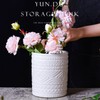 Yundu White Porcelain Kitchen Utensil Holder for Countertop, Utensil Crock