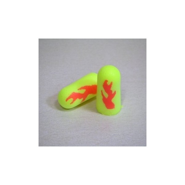 Earsoft Yellow Neon Blasts (Ear Soft Yellow Neon Bra Strap), 5 Pairs