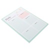 TEHAUX Portable Planner Notepad Delicate Daily Plan Pad for Scheduling