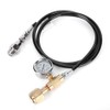 DIN477 1.5m Black Soda Hose with 3000psi pressure gauge Kit