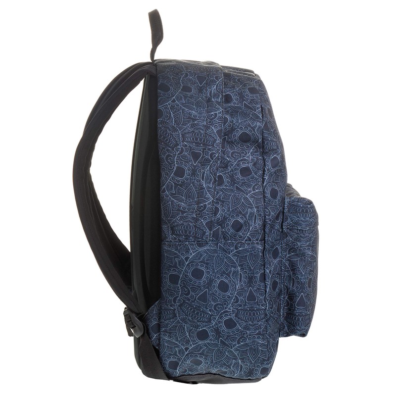 ISCHOOLPACK Seven Dyed Hearts Spacious School Bag for Teenagers, Black