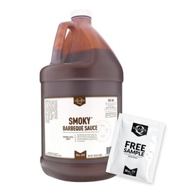 Lillie's Q - Smoky Barbeque Sauce, Gourmet BBQ, Sweet Brown Sugar BBQ Sauce, Mild Smoky Flavor, Premium Ingredients, Made with Gluten-Free Ingredients (156 oz)