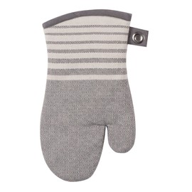 Kay Dee Designs Cook's Kitchen Birdseye Woven Oven Mitt with Grommets, Graphite