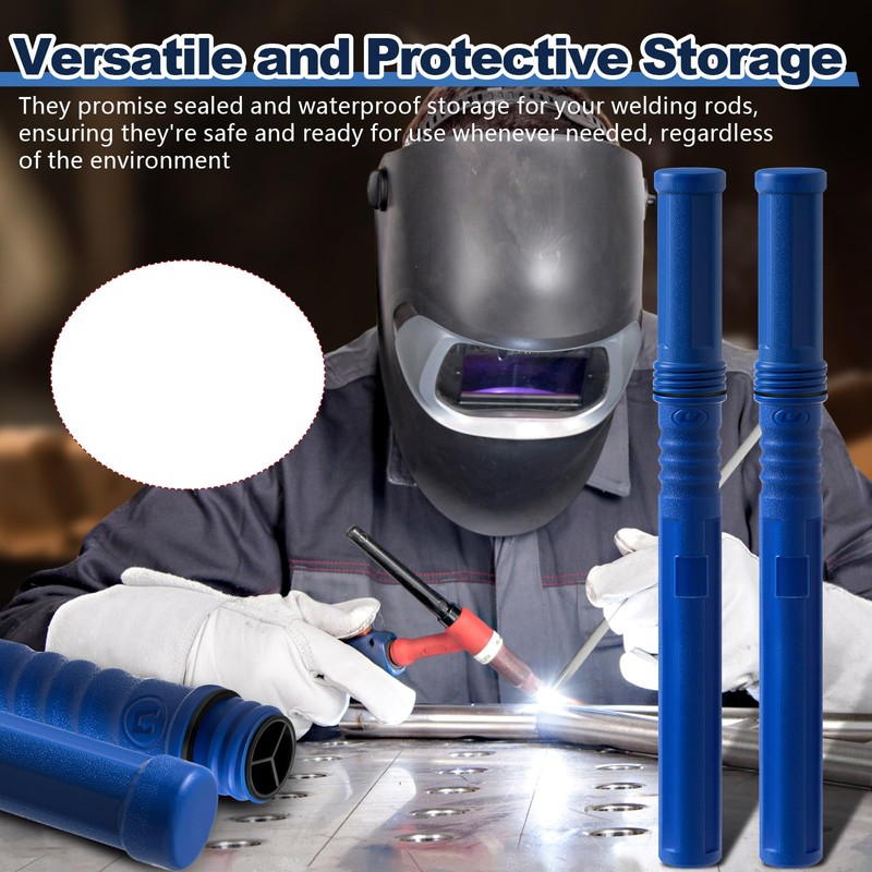 Tandefio 4 Pcs Welding Rod Storage Tube 40 Inch Tig