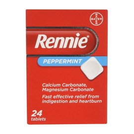 Rennie Peppermint Tablets, Pack of 24