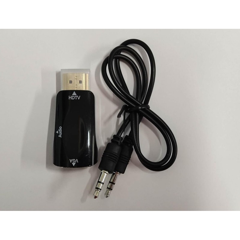 HDMI to VGA Adapter, Convert HDMI Signal to VGA Output