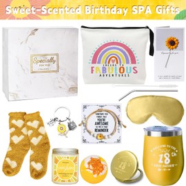 18th Birthday Gifts for Girls, Sweet 18 Birthday Gift Ideas, 10 Pieces Unique 18th Birthday Gifts for Daughter, Niece, Granddaughter, 18th Birthday Gifts for Her, Happy 18 18th Birthday Gifts