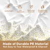 Fantastshop Plastic Tablecloths Disposable - 6 Packs 54 x 108