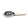 Rotary13B1 Silvia K's Key Blank in Black Enamel for Ignition