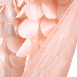 Lush Décor 16T004609 - Tenda da cucina con mantovana testurizzata, 35,6 x 177,8 cm, colore: Blush Gigi Valance