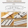Double Curtain Track Ceiling Mount Silent Smooth, Aluminum Construction, Ideal