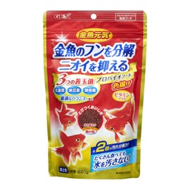 Gex GEX Goldfish Genki Probio Food Color Fried Good Bacteria & Natural Color Fried Ingredients Levitating Granule Type Food 7.8 oz (220 g)