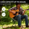 FAMJOALE Foldable Camping Stool, Portable Collapsible Chair with Carry Bag,
