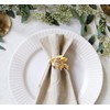 Gold Napkin Rings Set of 20 – Elegant Napkin Holders
