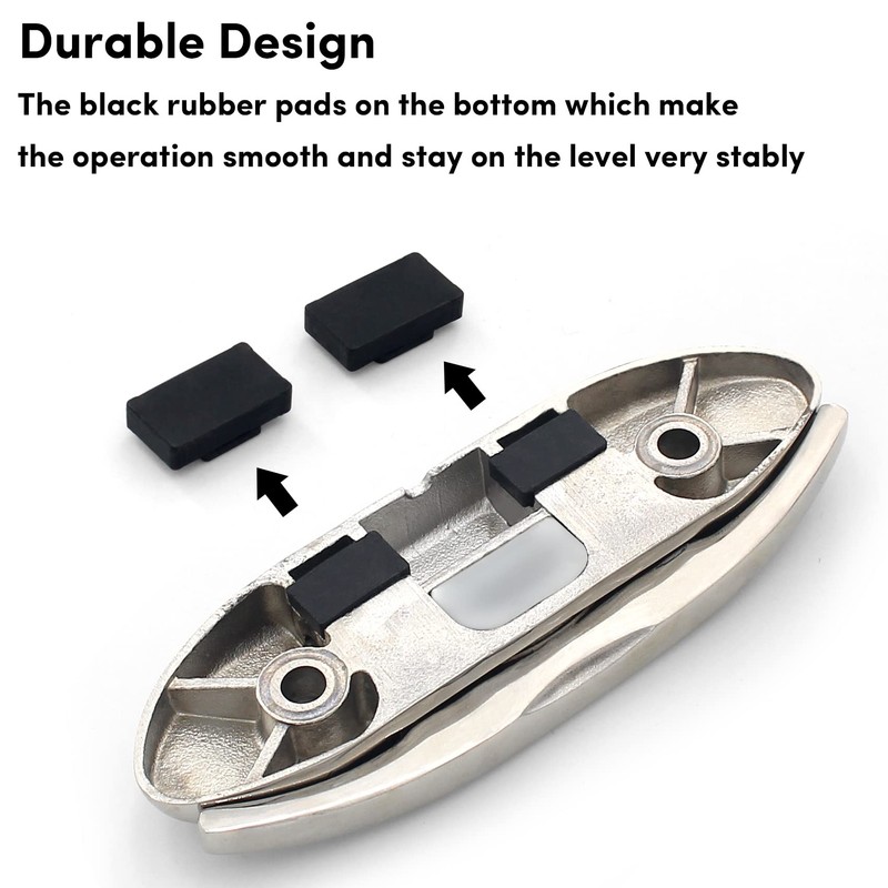 VEITHI 4-3/4" Folding Cleat, 316 Stainless Steel Flip up Dock