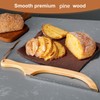 RAPSAKEMOH Sourdough bread knife, Bread slicer for homemade bread,15.7" Serrated,