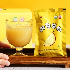 Kimgane Fruit Village Without Yellow Brown Browning 100ml for 100ml of Apple Juice / 김가네과일촌 갈변없는 노란 순수착즙 사과즙 100ml 50포