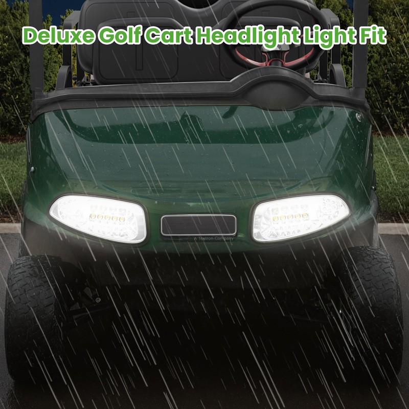 10L0L Golf Cart Head Light Kit for EZGO RXV 2008-2015