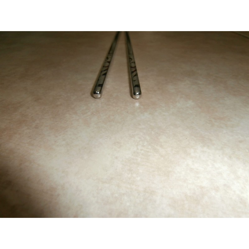 1 pair of stainless steel extra long chopsticks 14"