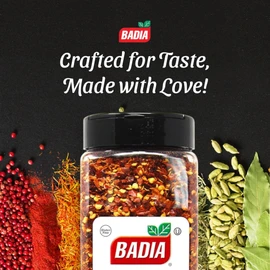 Badia Crushed Red Pepper 12 Oz (Pack of 6) – Dried and Crushed Red Chili Flakes for Cooking, Seasoning, and Topping