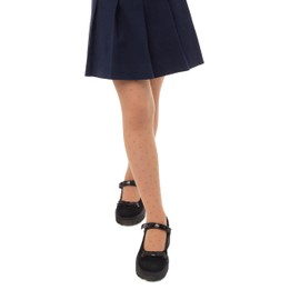 Conte Elegant Anabel Schicke Kinderstrumpfhose - Alltagsstrumpfhosen - Strumpfhose mit Höschenteil und Flachnaht - Herzmuster - Bequem - 20 DEN - 104-110 - Natural - 1 Stück