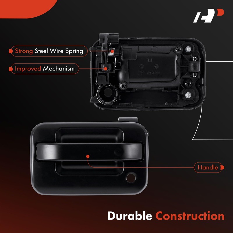 A-Premium Front Left Driver Side Exterior Door Handle with Keyhole
