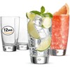 Bormioli Rocco Luna Set Of 12 Cooler Glasses, 15.25 Oz.