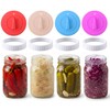 4 Pack Mason Jar Fermentation Lids with Date Dial, 4