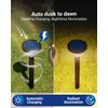Sunco 6 Pack Round Solar Pathway Lights Outdoor, Super Bright