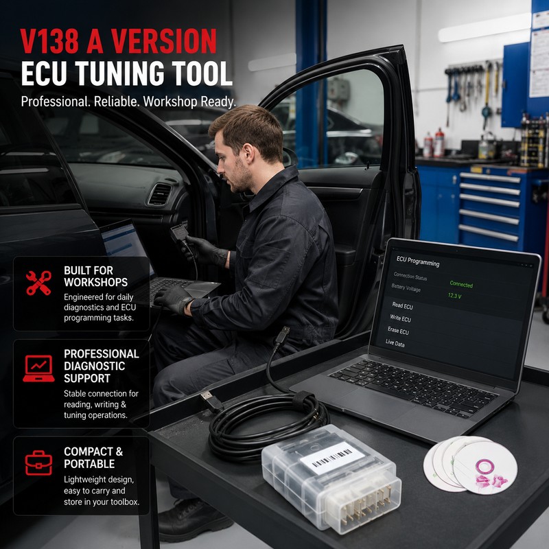OBD2 ECU Diagnostic Interface for Auto Workshops – USB Vehicle