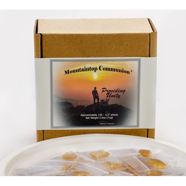 Individually Wrapped Gluten-Free Communion Bread (150 Count)