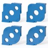 XDENGP Radius Jig Router Templates 4 Pcs, Corner Radius Routing