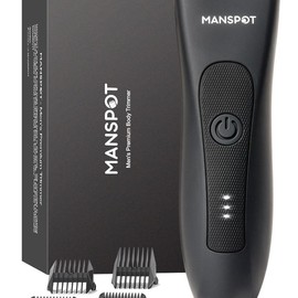 【TK SALES] 4 in 1 Electric Body Hair Trimmer Groin Hair Trimmer, Ball Trimmer for Men - Replaceable Ceramic Blade Heads,USB Recharge,Waterproof Male Hygiene Razor Safe Quick Gifts Cordless Gentle Trimming Fast TrimmingChristmas Gift, Winter Gift Set:_Blue