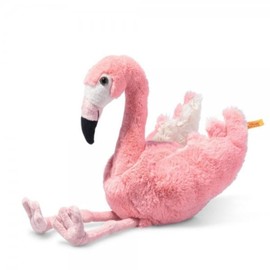 Steiff Jill Plush Flamingo, Premium Stuffed Animal Flamingo for Kids (Pink, 12")