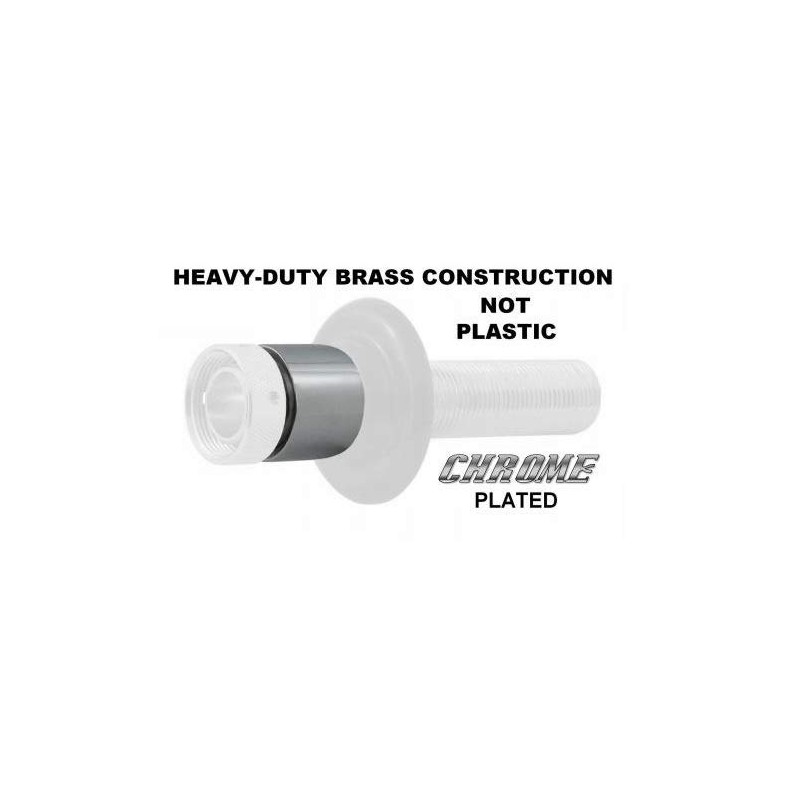 Krome Dispense Premium Brass Beer Faucet Shank Spacer - Ensures