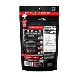 OMEALS Vegetable Stew w/Beef-MRE-Extended Shelf Life-Fully Cooked w/Heater-No Refrigeration-Outdoor Enthusiast, Travelers, Emergency Supplies-USA Made