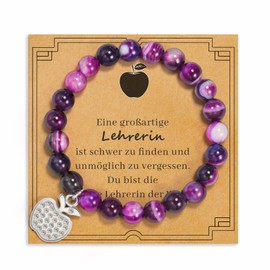 BOCHOI Teacher Gift for Teachers, Teacher Bracelets, Teacher Gift, Leaving Gift Teacher, Gift for Teacher Farewell, Gift for Teacher, Teacher Gift Farewell, Stone