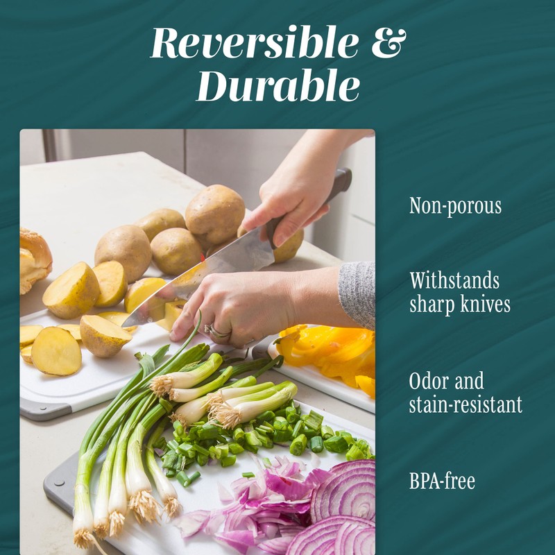 Cutting Boards for Kitchen - BPA-Free Chopping Board - Different