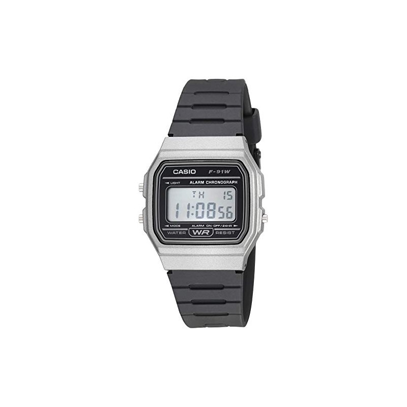 Casio F-91WM-1BCF Reloj Unisex, color Negro