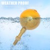 Frunke Flag Pole Topper Golden Ball for Outdoor, Flagpole Ball