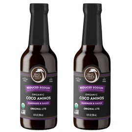Big Tree Farms Organic Coco Aminos - Liquid Coconut Aminos, Soy-Free Sauce, Low Sodium, Soy Alternative, Gluten Free, Kosher, Marinade & Sauce, Non-GMO - Original Lite, 10 Fl Oz (Pack of 2)