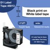 TITBIT 6 Pack LM160 LM150 Tape White Replacement for DYMO