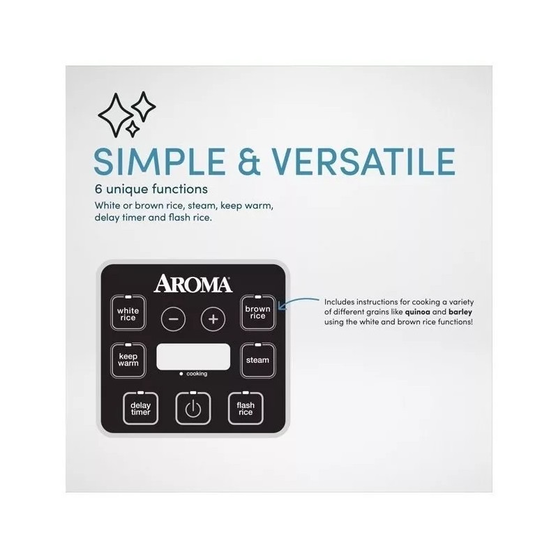 Aroma Arrocera Eléctrica A Vapor Aroma Arc-914sbd - 120v 60hz
