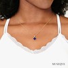 MUSEQVE Blue Four Leaf Clover Necklace for Women • Dainty